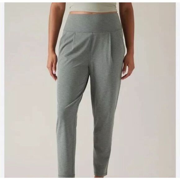 Athleta Elation Athleisure gray weekender S athletic pants - Picture 1 of 4